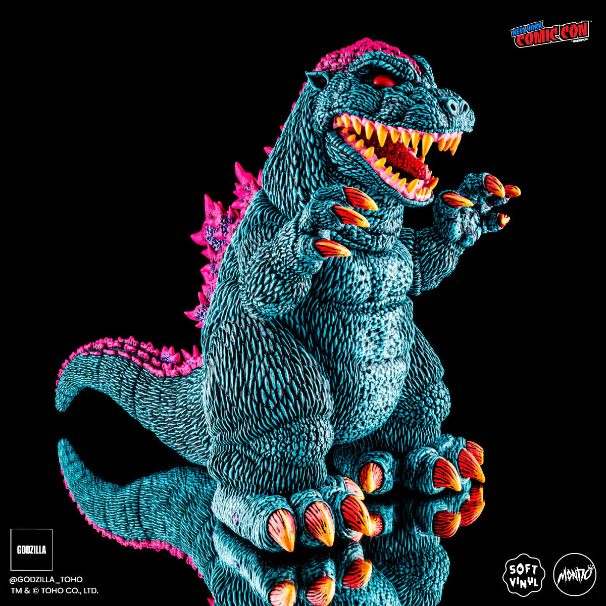 Godzilla - Designer Vinyl Figure by James Groman - Psychedelic Variant