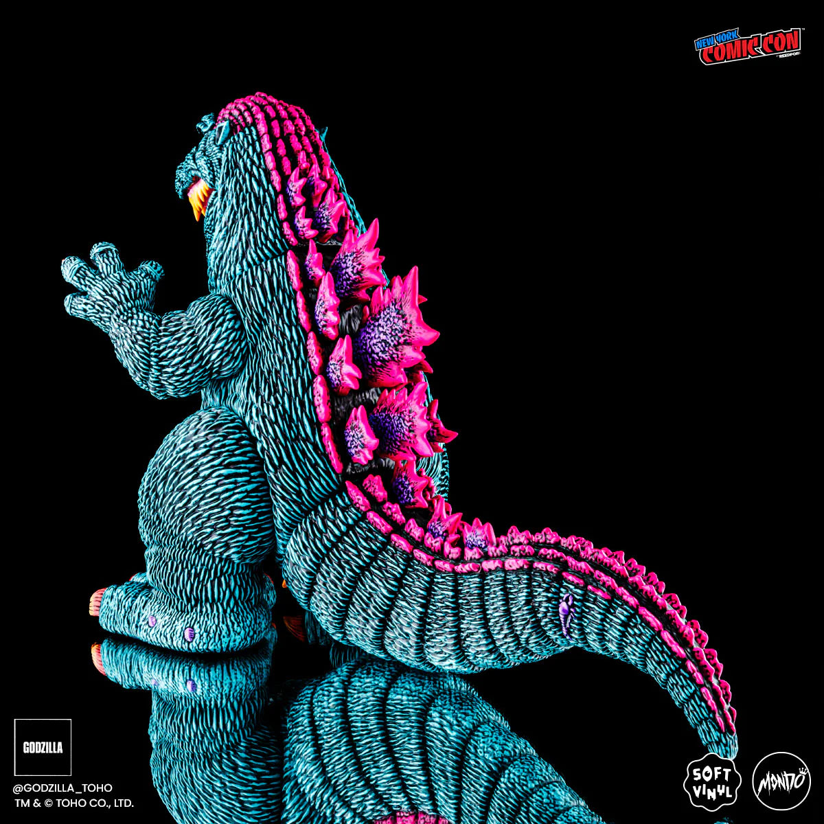 Godzilla - Designer Vinyl Figure by James Groman - Psychedelic Variant
