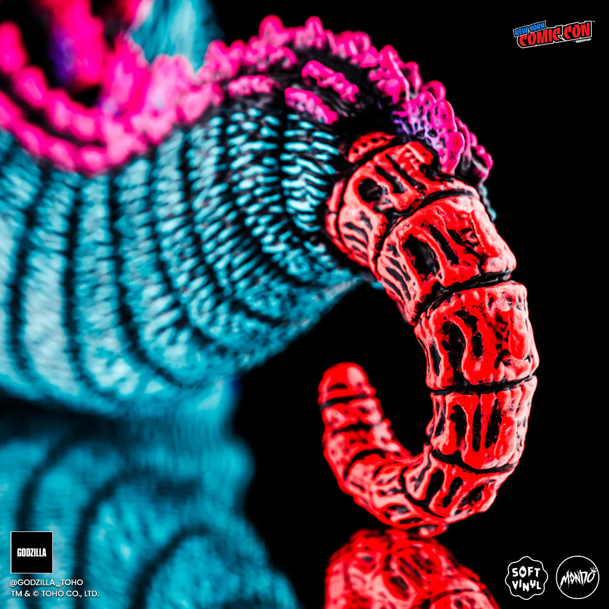 Godzilla - Designer Vinyl Figure by James Groman - Psychedelic Variant