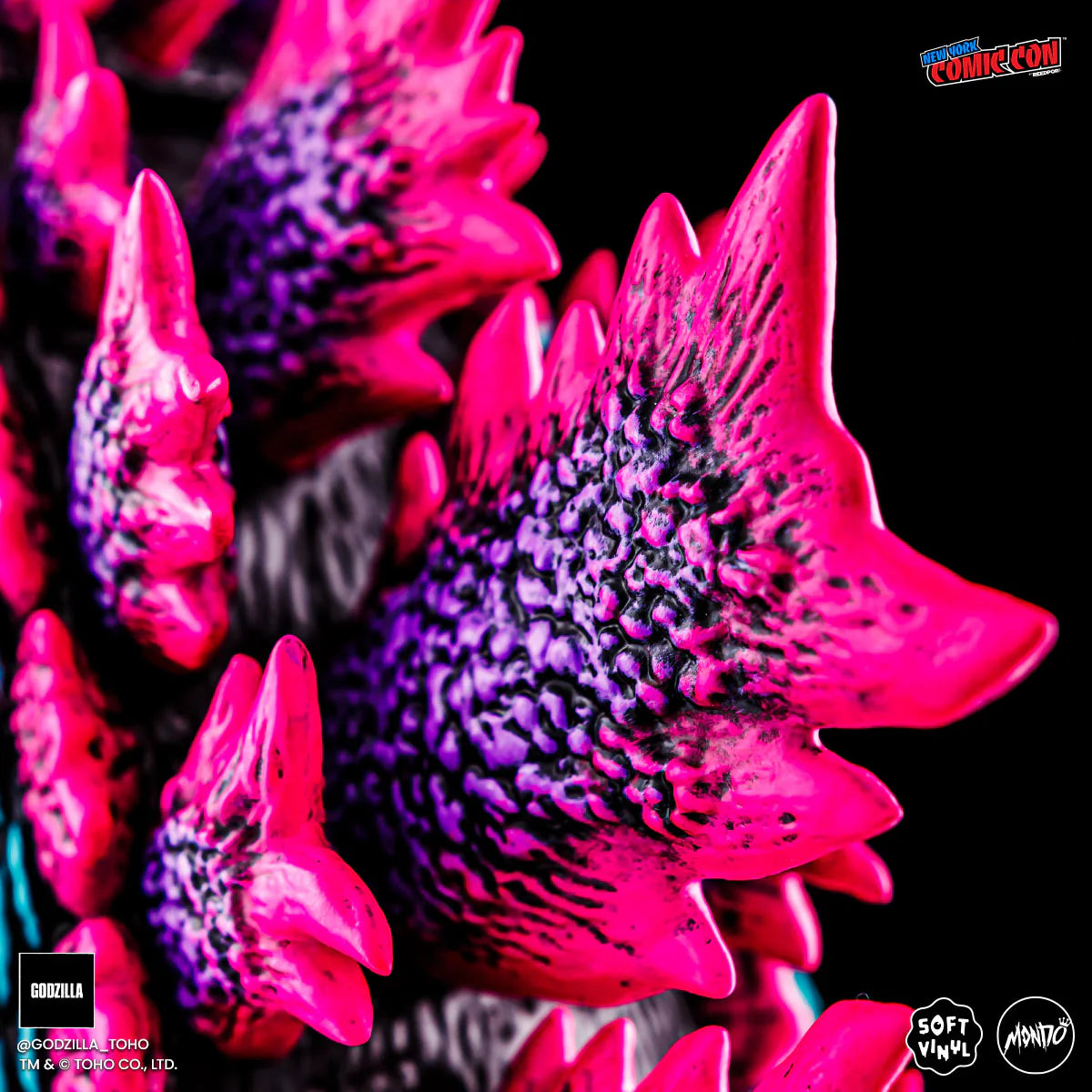 Godzilla - Designer Vinyl Figure by James Groman - Psychedelic Variant