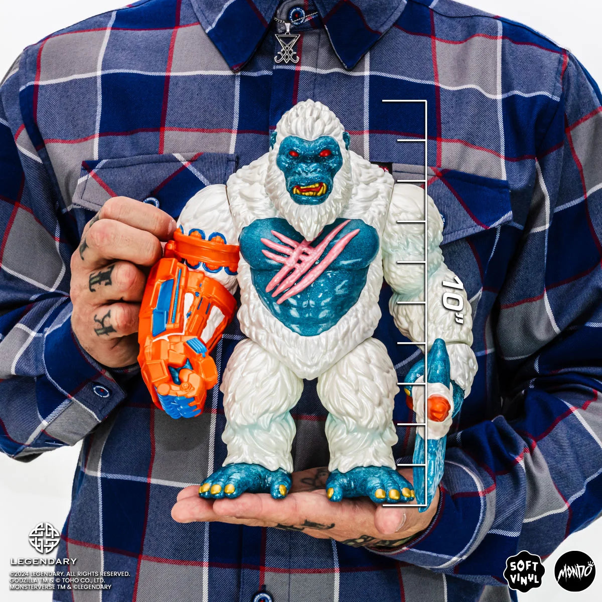 Godzilla x Kong: The New Empire - Kong Soft Vinyl Figure - Primal Frost Variant