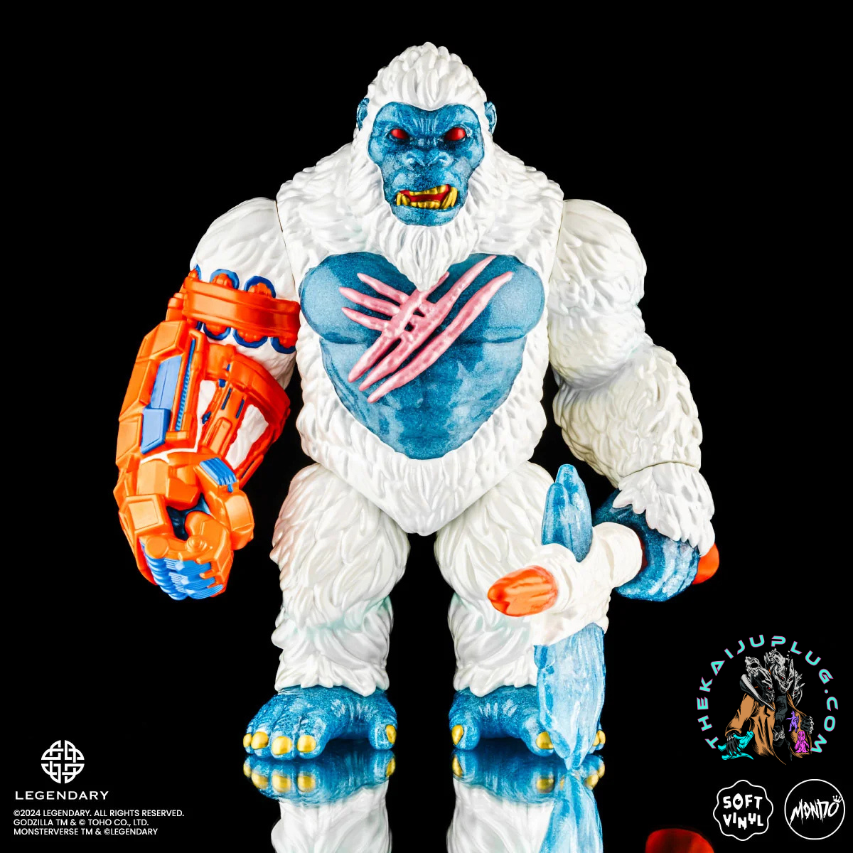 Godzilla x Kong: The New Empire - Kong Soft Vinyl Figure - Primal Frost Variant